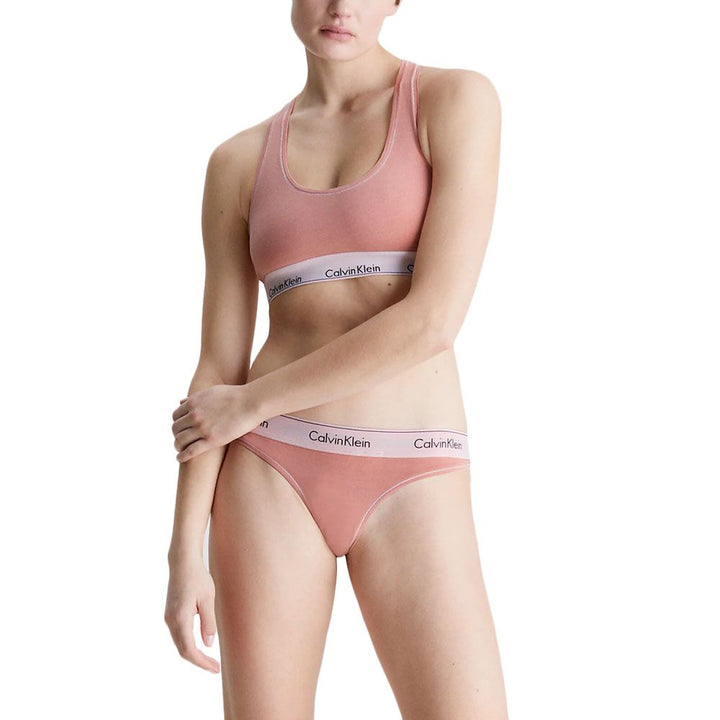 Calvin Klein Női Logós Tanga Bugyi – Rózsaszín