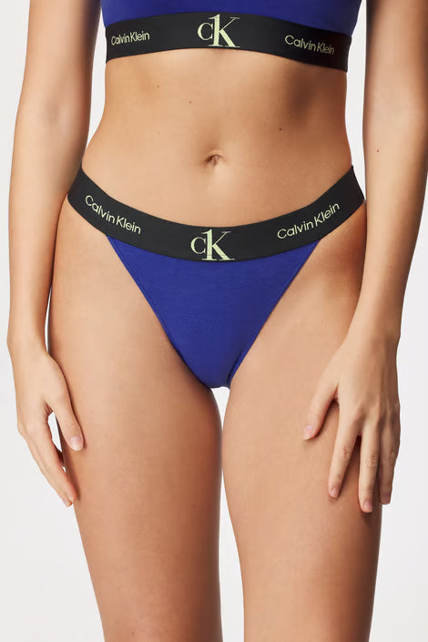 Calvin Klein Női High Leg Tanga – Sötétkék