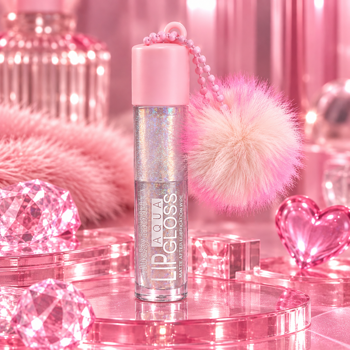 Lucky Model Aqua Lip Gloss – Holografikus Csillámos Szájfény