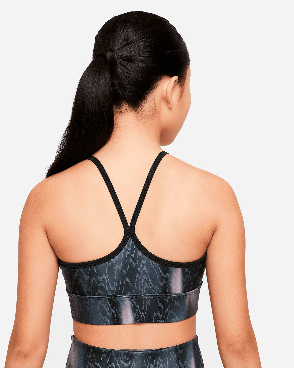 Nike Dri-FIT Lány Sportmelltartó / Sporttop – Fekete