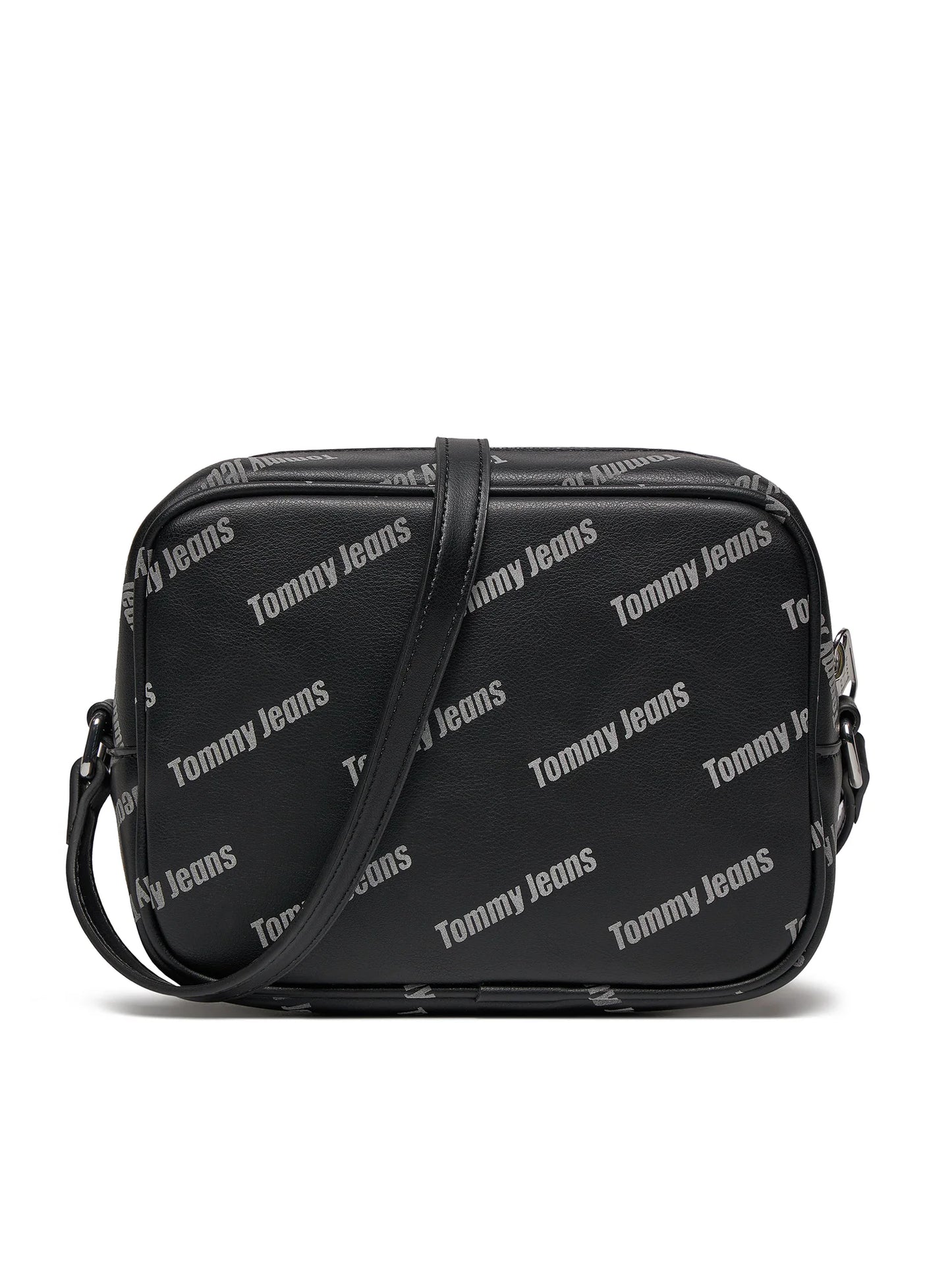 Tommy Jeans fekete női crossbody táska logómintás dizájnnal