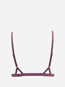 Calvin Klein Women's Lace Triangle Bra – Purple
