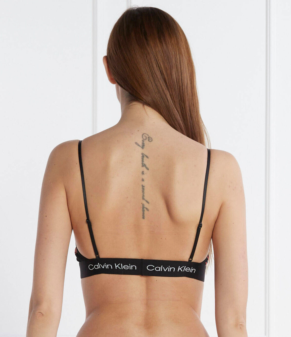 Calvin Klein Women’s Heart-Print Underwear Set – Black