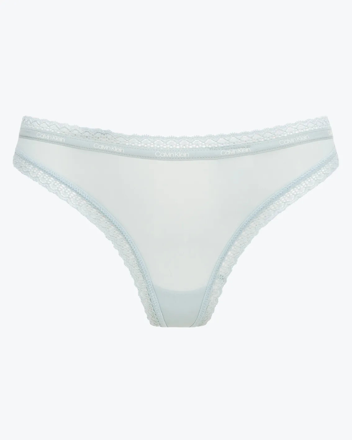 Calvin Klein Női Csipkeszegélyes Tanga – Világos Mentazöld