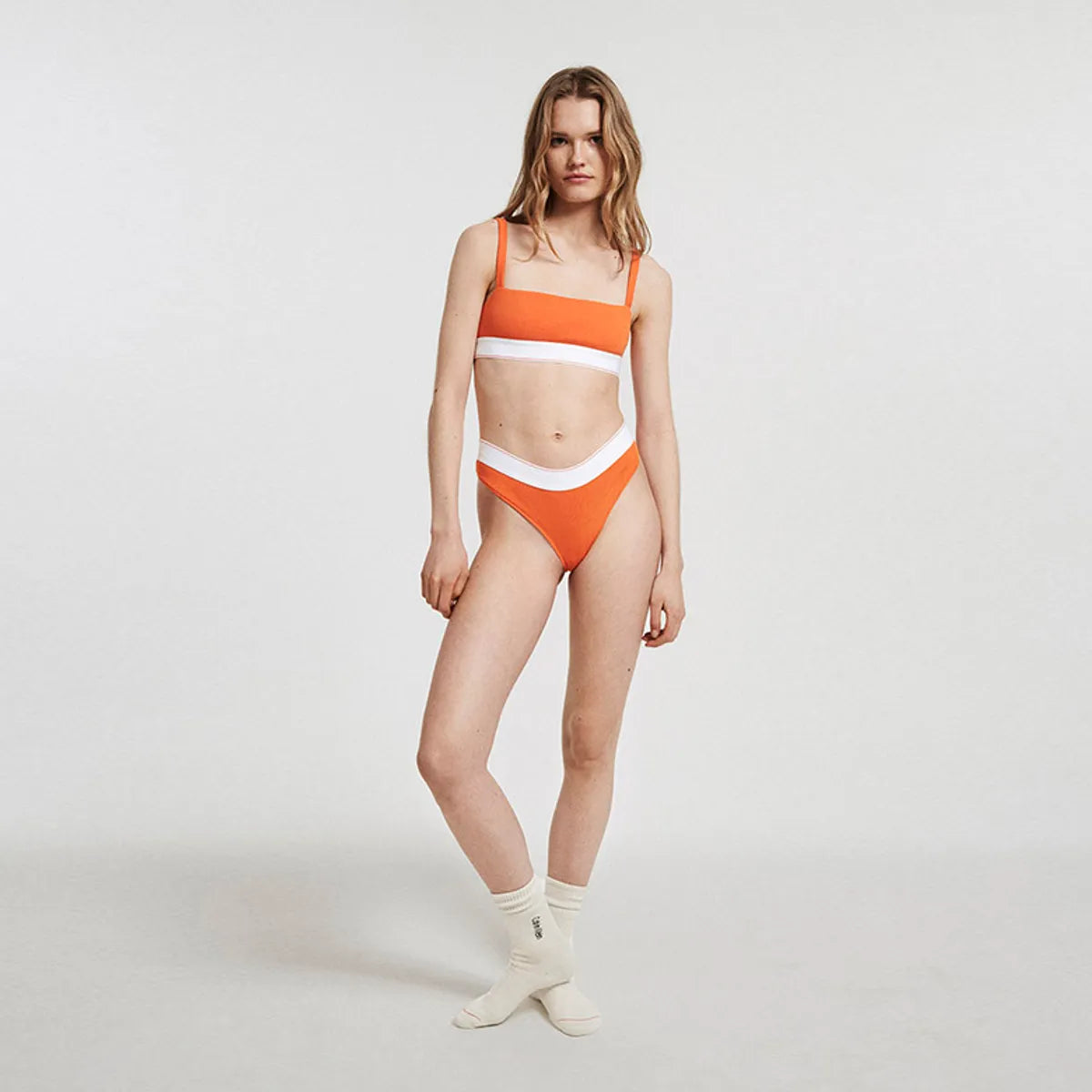 Calvin Klein x Heron Preston Damen-BH – Orange