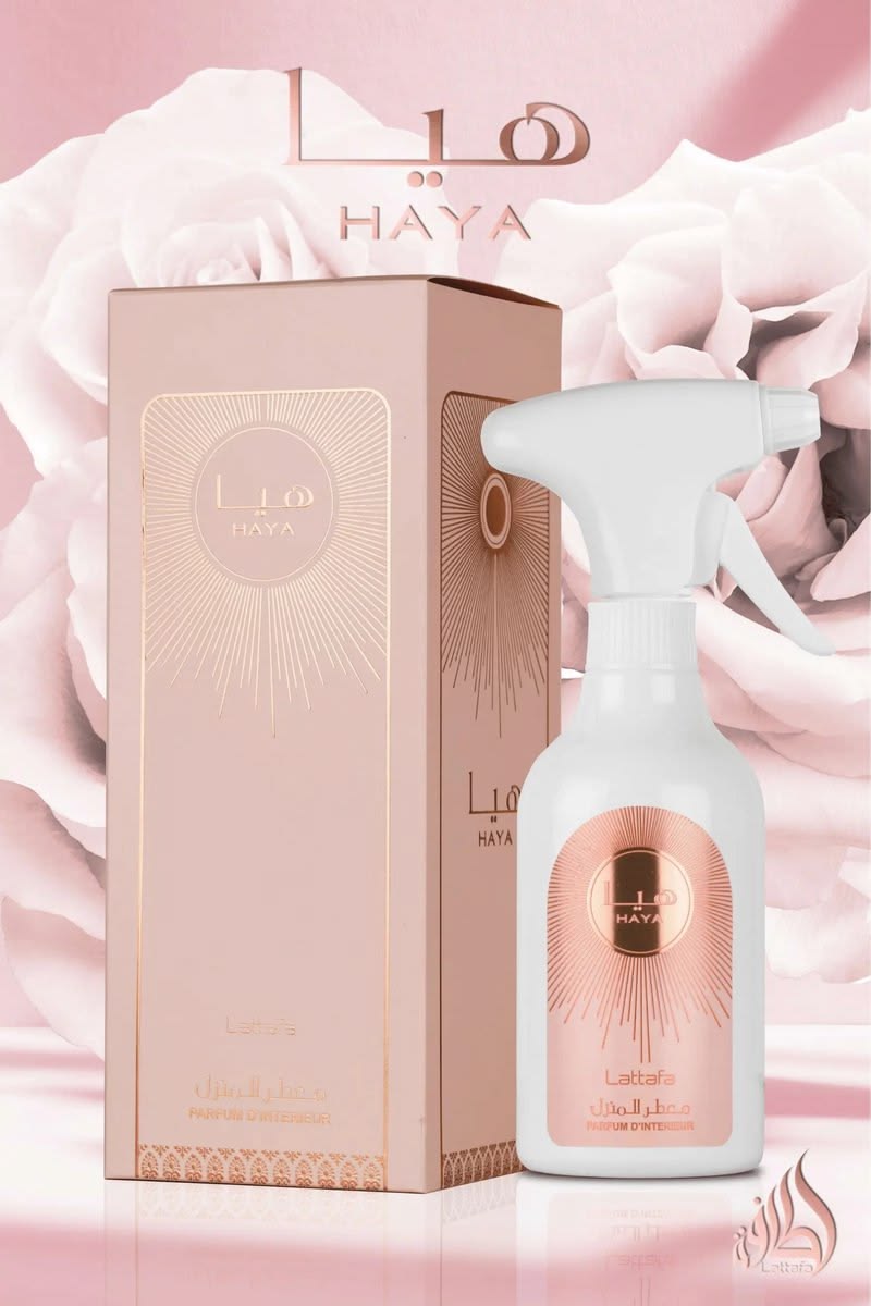 Haya Home Fragrance Spray and Diffuser for Women, 450 ml