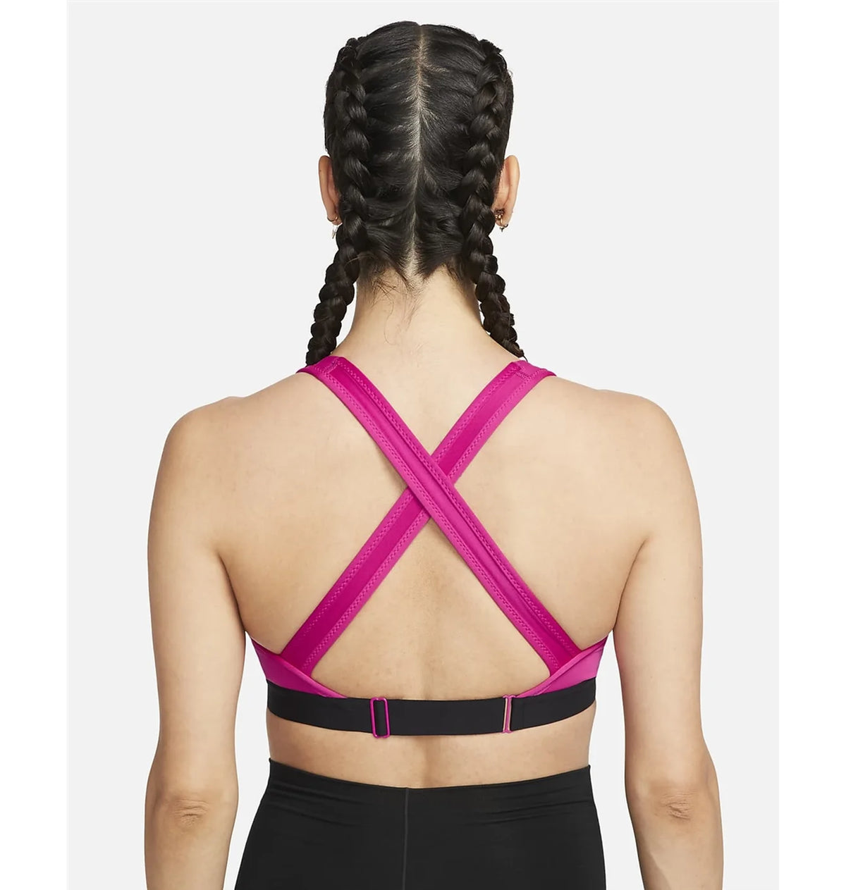 Nike Női Közepes Tartású Párnázott Sportmelltartó – Rózsaszín