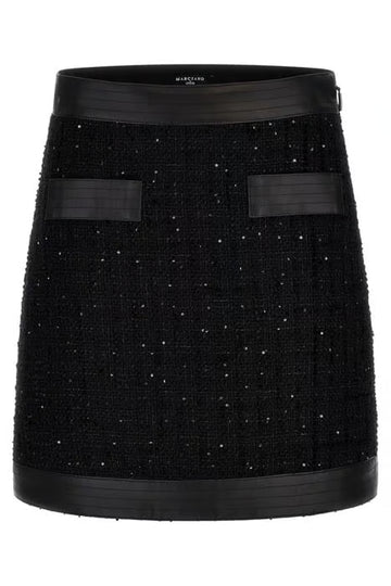Guess by Marciano Marika Skirt Jet Black Multi – női szoknya