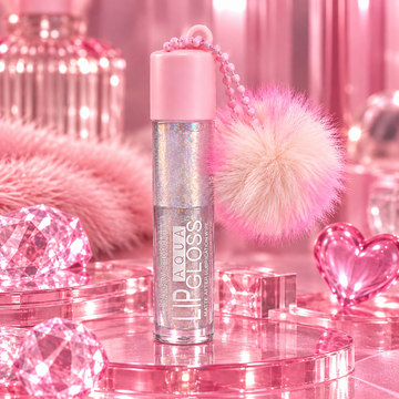 Lucky Model Aqua Lip Gloss – holografischer Glitzer-Lipgloss