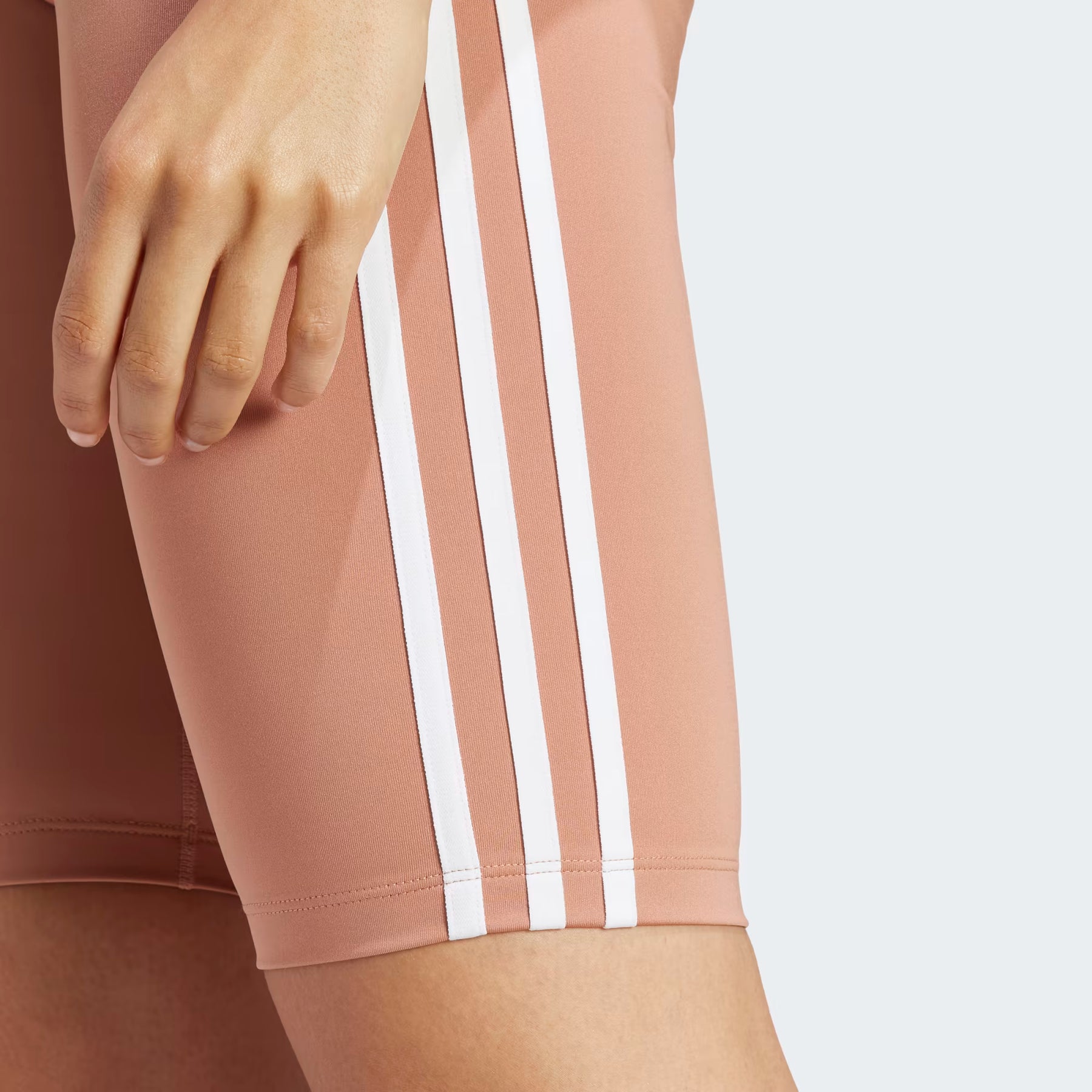 adidas Adicolor Classics High-Waisted Short Leggings barna – női rövid leggings