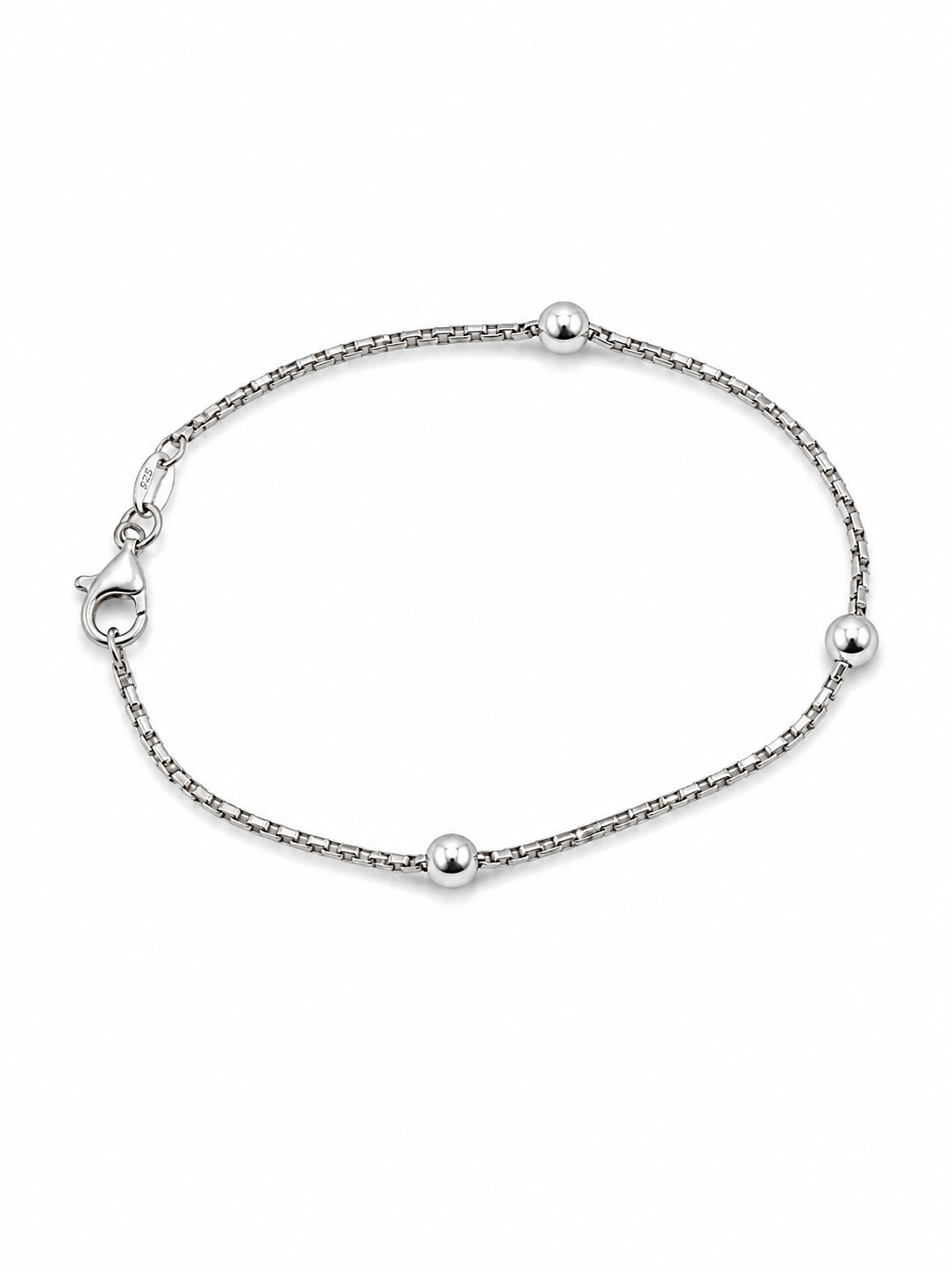 Elegancia Gyöngyei 925 Ezüst Női Karkötő 20,3 cm – Letisztult Elegancia