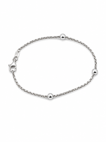 Elegancia Gyöngyei 925 Ezüst Női Karkötő 20,3 cm – Letisztult Elegancia