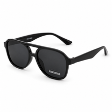 Fekete pilot stílusú napszemüveg UV400 védelemmel | Modern uniszex aviator napszemüveg