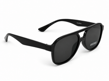 Fekete pilot stílusú napszemüveg UV400 védelemmel | Modern uniszex aviator napszemüveg