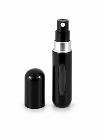 Utazó parfüm porlasztó fekete – újratölthető mini parfüm - 5 ml