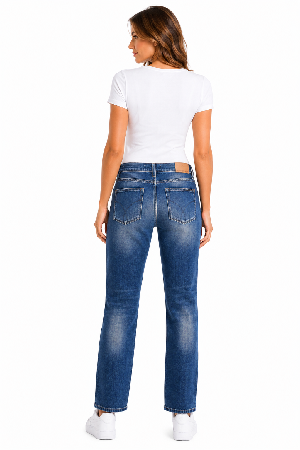 Calvin Klein Jeans női kék farmernadrág