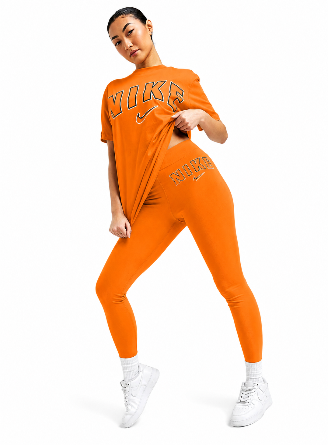 Nike Varsity női leggings narancssárga – magas derekú leggings