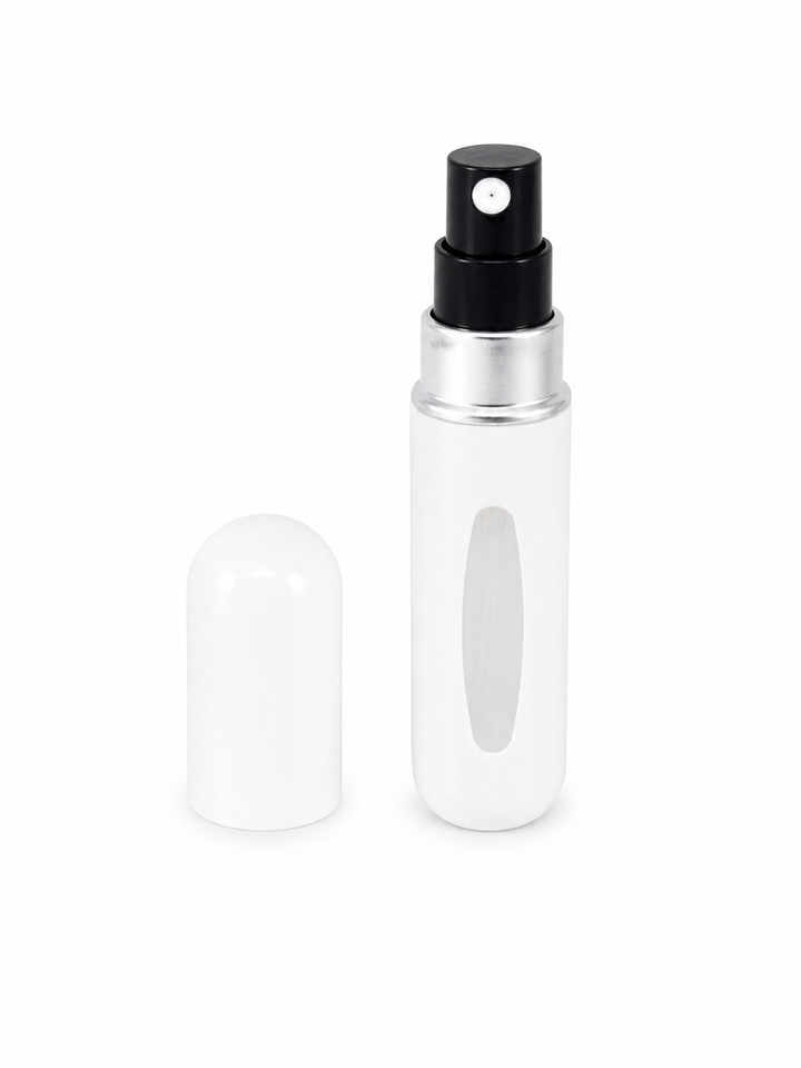 virág díszes mini utazó spray Fehér  - 5 ml