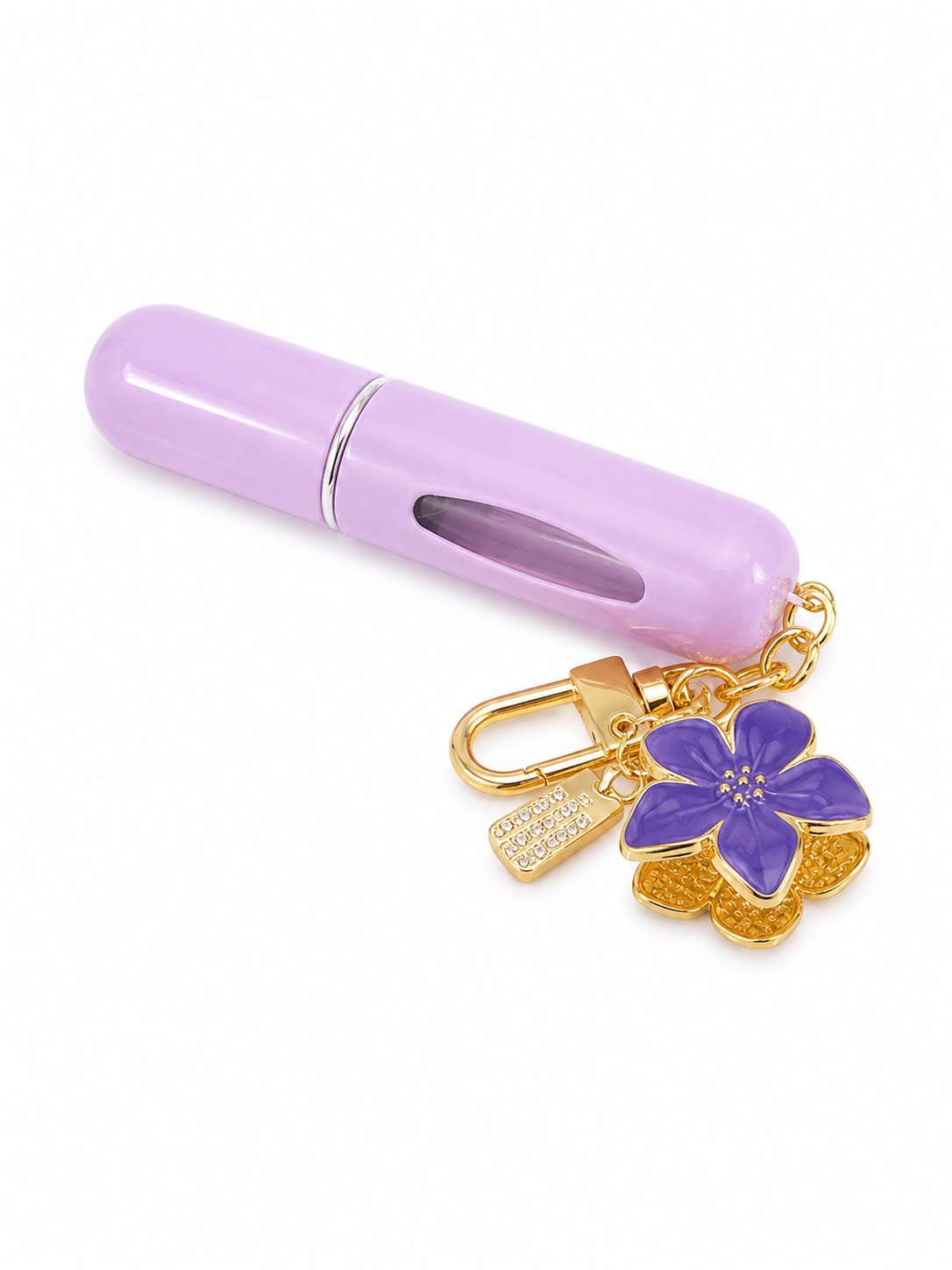 lila virág díszes mini utazó spray - 5 ml