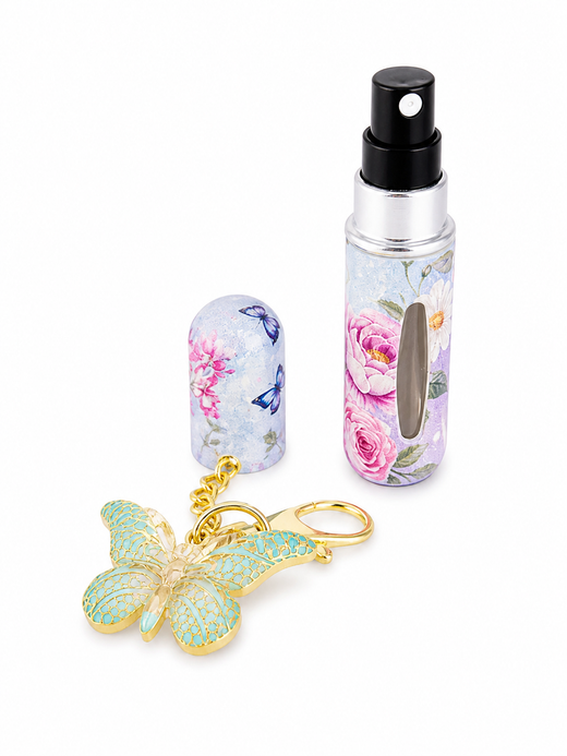Pillangó díszes parfüm utántöltő 5 ml – mini utazó spray