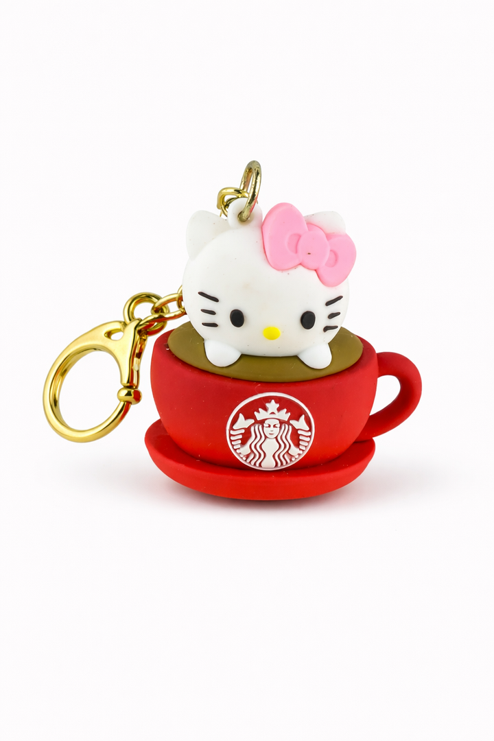 Cuki figura kulcstartó – csészés di GoldBrands
