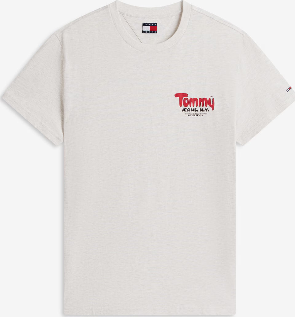 Tommy Jeans Világosszürke Póló Tommy Jeans