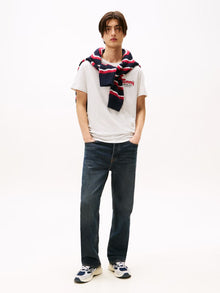 Tommy Jeans Világosszürke Póló Tommy Jeans