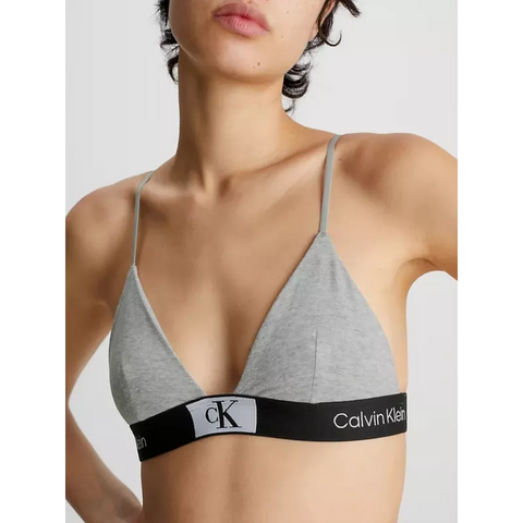 Calvin Klein Underwear Gray Heather Calvin Klein Underwear Triangle Bra