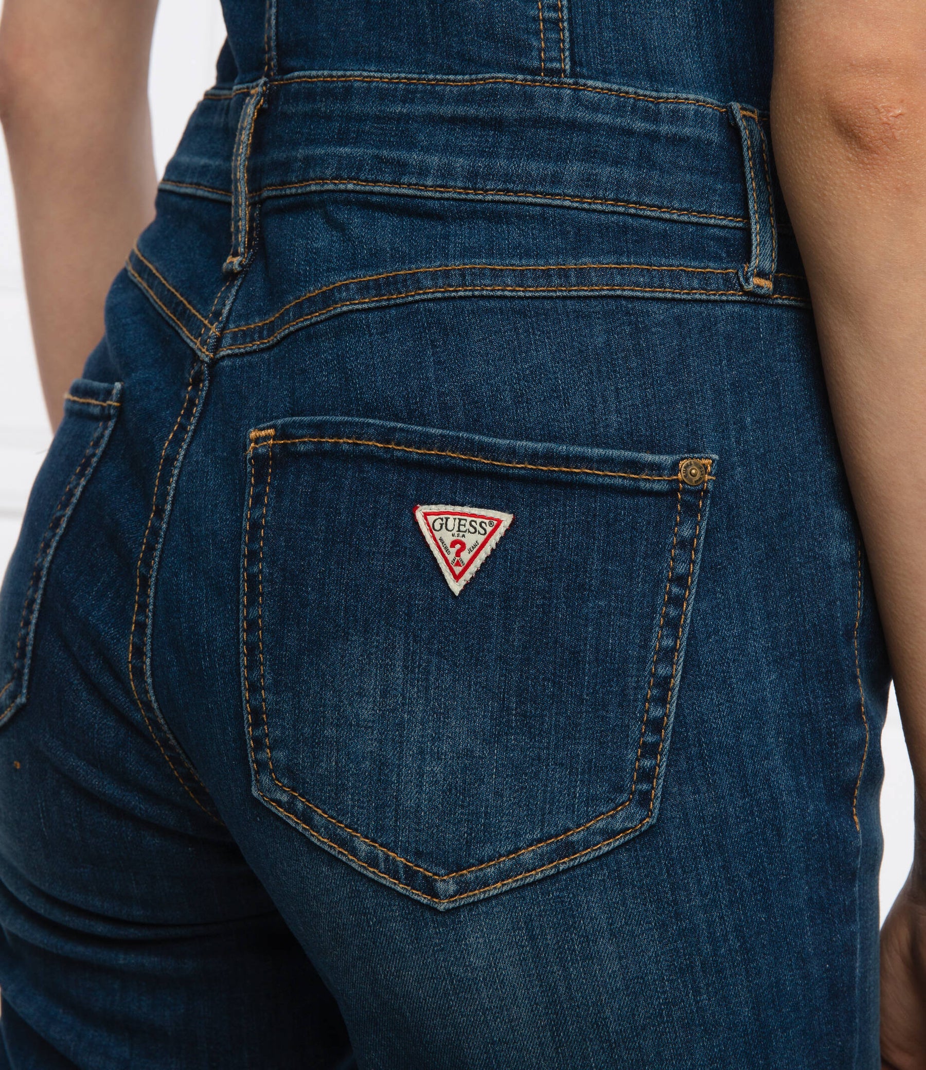 Guess Jeans NAOMY női farmer overál kék – denim jumpsuit