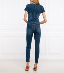 Guess Jeans NAOMY női farmer overál kék – denim jumpsuit