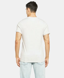 Tommy Jeans regular fit férfi póló ezüstszürke színben