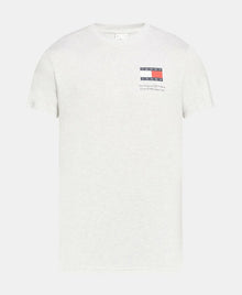 Tommy Jeans regular fit férfi póló ezüstszürke színben