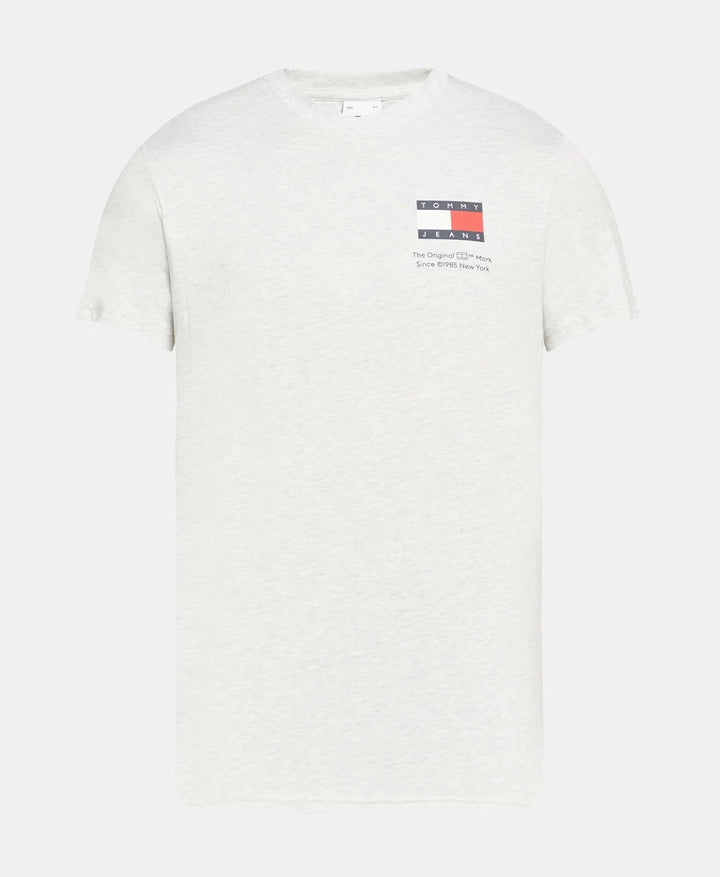 Tommy Jeans regular fit férfi póló ezüstszürke színben