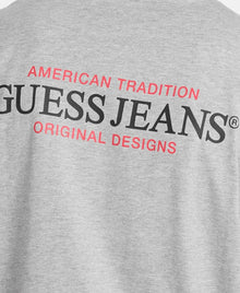 Guess Jeans szürke férfi póló minimalista logó