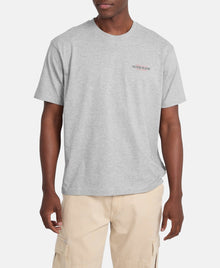 Guess Jeans szürke férfi póló minimalista logó
