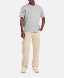 Guess Jeans szürke férfi póló minimalista logó