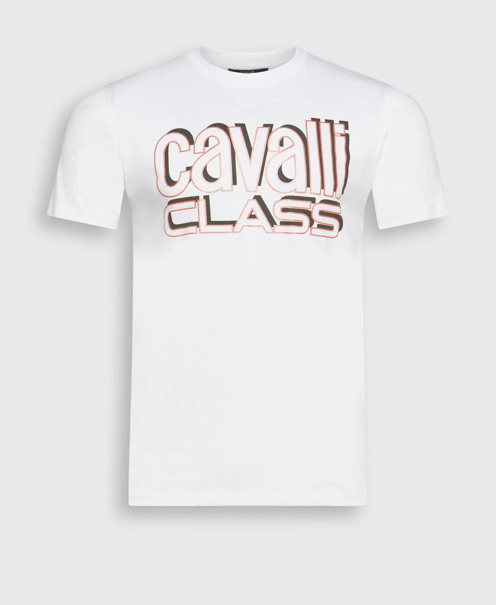 Cavalli Class férfi fehér póló