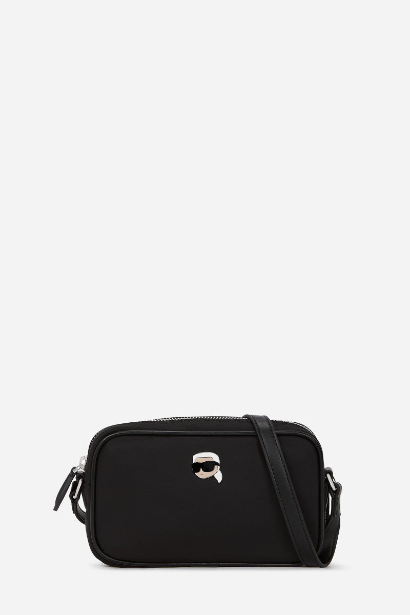 Karl Lagerfeld fekete női crossbody táska Karl Ikon logóval