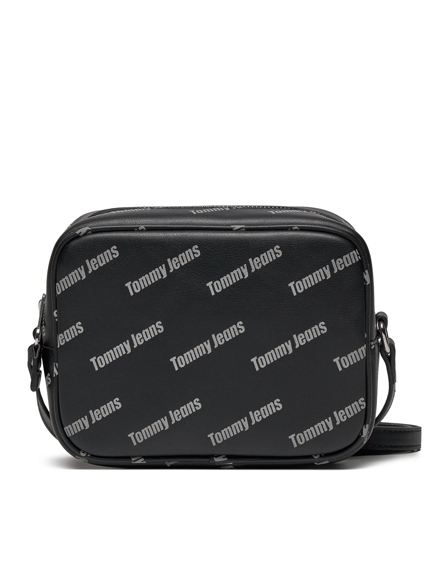 Tommy Jeans fekete női crossbody táska logómintás dizájnnal