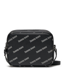 Tommy Jeans fekete női crossbody táska logómintás dizájnnal