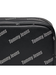 Tommy Jeans fekete női crossbody táska logómintás dizájnnal