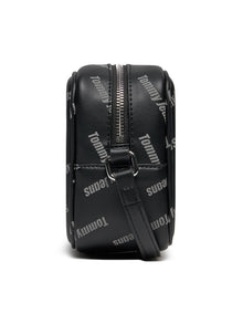 Tommy Jeans fekete női crossbody táska logómintás dizájnnal