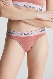 Calvin Klein Női Logós Tanga Bugyi – Rózsaszín